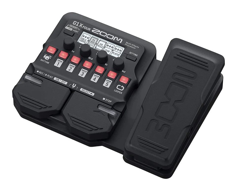 Zoom G1X Four Guitar Multi-Effects Expression Pedal